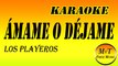 Karaoke - Amame o dejame - Los Playeros - Instrumental - Letra - Lyrics (dm)