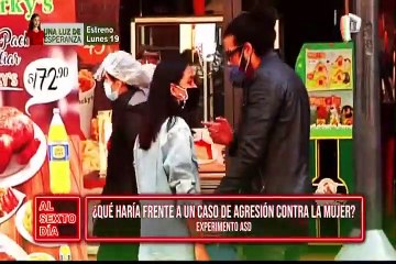 Experimento ASD: ¿Qué haría frente a un caso de agresión contra una mujer?