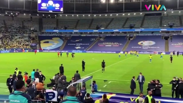 Wajah Girang Messi Usai Argentina Juara Copa America 2021