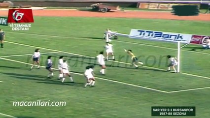Sarıyer 2-1 Bursaspor [HD] 19.09.1987 - 1987-1988 Turkish 1st League Matchday 4