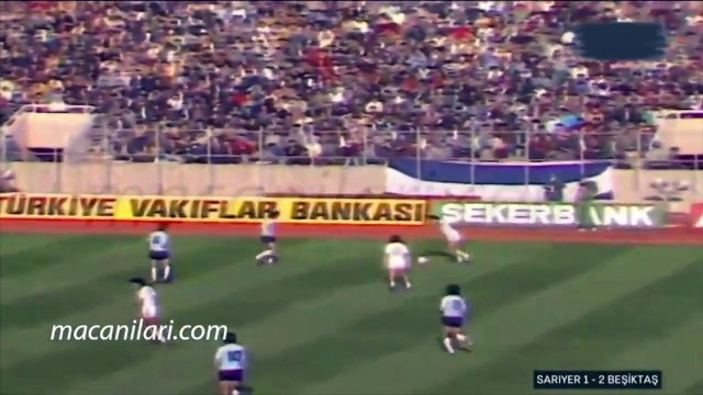 Sarıyer 1-2 Beşiktaş [HD] 24.10.1987 - 1987-1988 Turkish 1st League Matchday 9