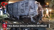 Van'da düzensiz göçmenleri taşıyan minibüs şarampole devrildi: 12 ölü, 20 yaralı