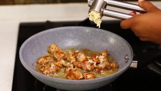 Garlic Butter Chicken Bites Recipe | How To Make Garlic Butter Chicken