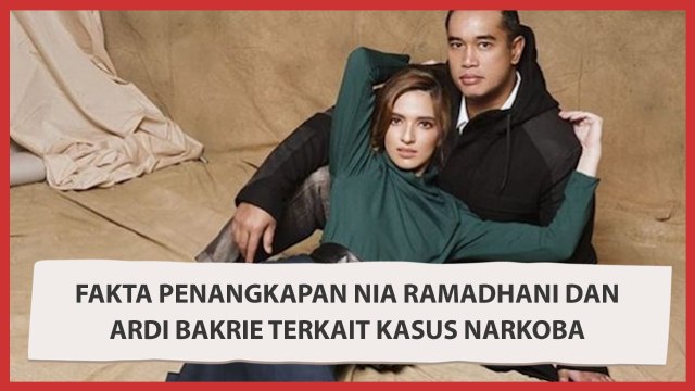 Fakta Penangkapan Nia Ramadhani dan Ardi Bakrie Terkait Kasus Narkoba