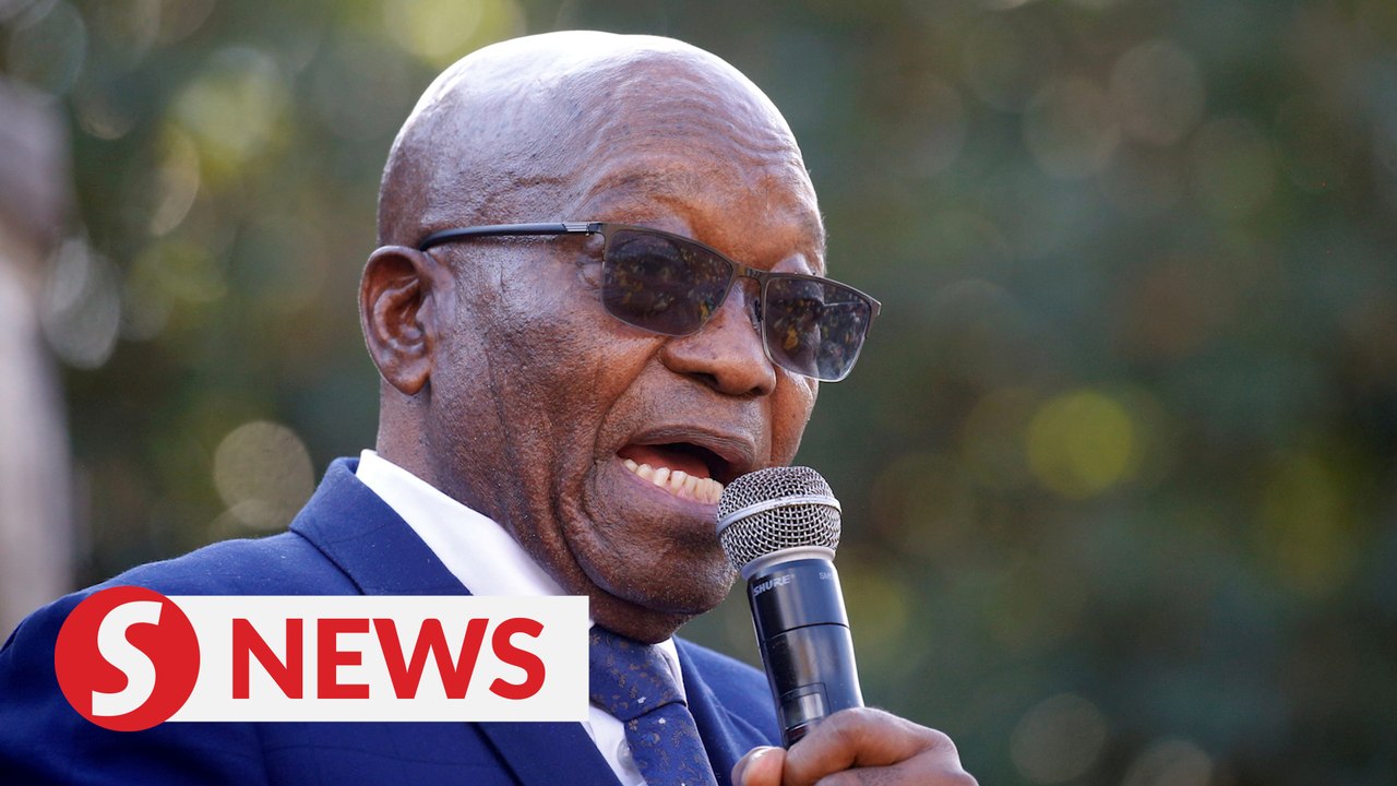 South Africa's Jacob Zuma turns himself in to police