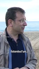 İmamoğlu: Şu güzelim deniz, kanaldan çıkan atıkların doldurulacağı alan olarak tasarlanmış; şu sebep bile yapılmaması için yeterli