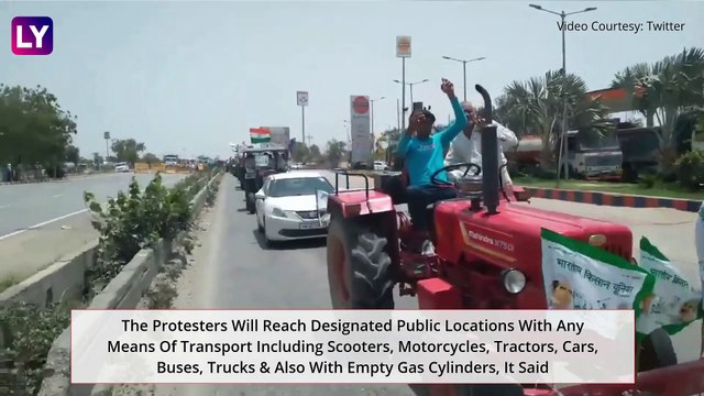 Farmers To Protest Against Fuel Price Hike, Large Contingents Arrive At Protest Sites