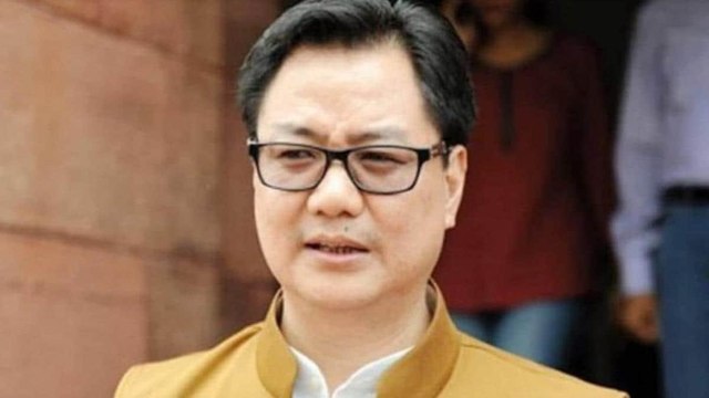 Kiran Rijiju took over as Law Minister after taking oath
