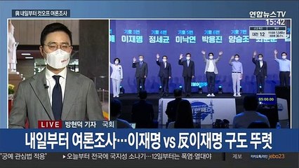 與주자들 잠시 후 마지막 토론…野도 대선경선 윤곽