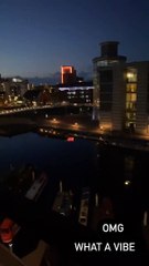 Watch incredible video as 'Football's Coming Home' rings around Leeds Docks after England win