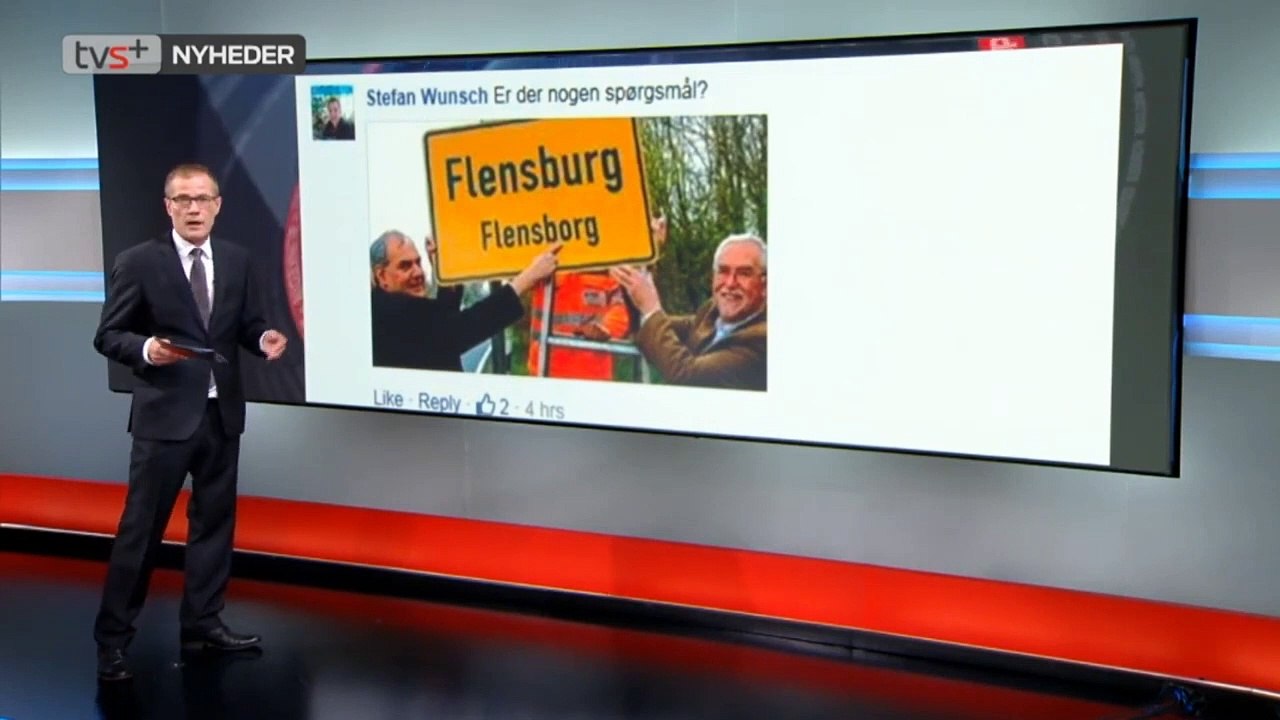 22.25 ~ Skiltekrigen fortsæt | Anni Matthiesen | Haderslev | Hadersleben | 11-05-2015 | TV SYD @ TV2 Danmark