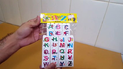 Unboxing and Review of rashmi toys a to z blocks for kids learning