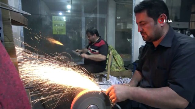 Bıçakçılarda kurban bayramı yoğunluğu