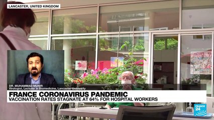 France coronavirus pandemic, vaccination rates stagnate at 64% for hospital workers