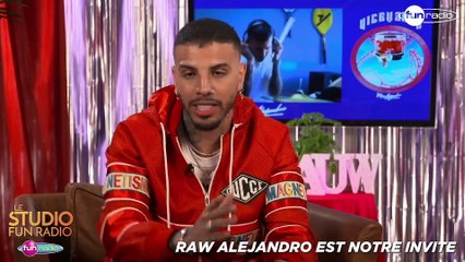 Rauw Alejandro en interview dans "Le Studio Fun Radio"