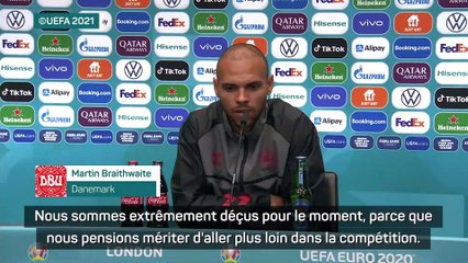 Braithwaite : "Une défaite difficile à comprendre"