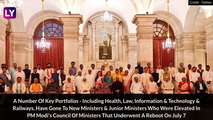 Cabinet Allotments: Jyotiraditya Scindia, Ashwani Vashnaw, Mansukh Mandaviya Get Plum Portfolios, Full List