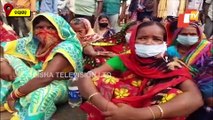 Nayagarh Locals Block Khordha-Bolangir NH-57 Demanding Construction Of Village Road