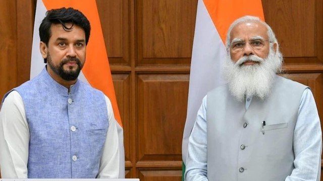 What Anurag Thakur says on taking charge of I&B ministry?