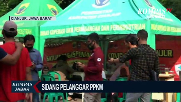 Melanggar PPKM Darurat, Berakhir di Pengadilan