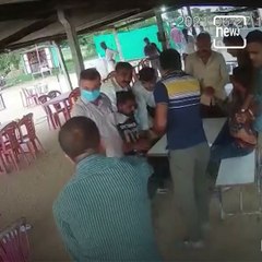 The Accused Was Arrested For Vandalism At Sayan Police Station