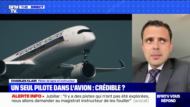 Est-ce crédible d'avoir un seul pilote dans un avion pour des vols long-courriers ? BFMTV répond à vos questions