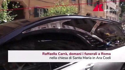 Raffaella Carrà, domani i funerali a Roma