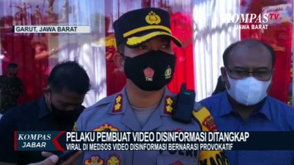 Pembuat Video Disinformasi di Garut Ditangkap