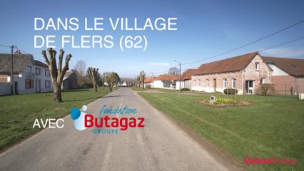 Rénovation de logements par la Fondation groupe Butagaz  dans le village de Flers