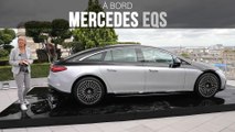 A bord de la Mercedes EQS, 100% électrique (2021)