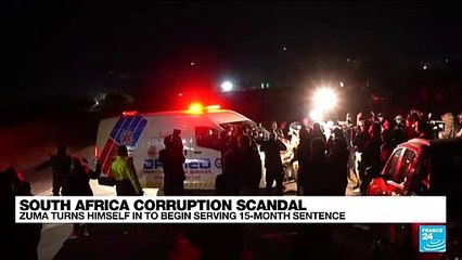 South Africa's ex-president Zuma hands himself in to prison