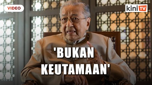 Semua mahu jadi PM, itu bukan keutamaan Pejuang - Dr M