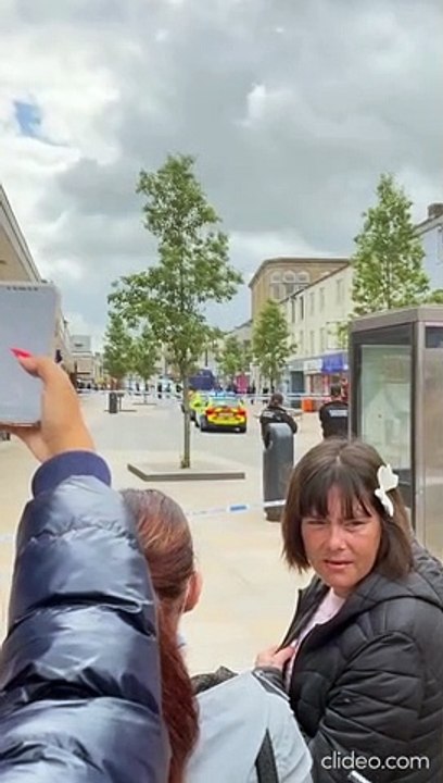 Burnley town centre suspected robbery