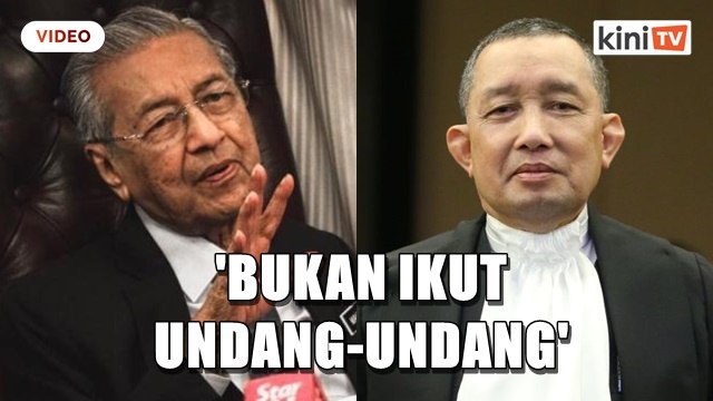 'Tak boleh lagi bergantung pada undang-undang' - Dr M bidas AG