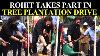 Rohit Shetty takes part in tree plantation drive, shares update about 'Sooryavanshi'