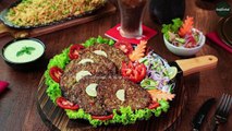 chapli kebab with matar pulao recipe  by food network