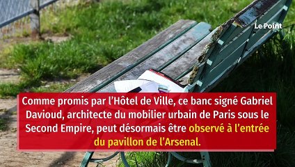 Paris  le gros raté de la Mairie dans la restauration d’un banc historique
