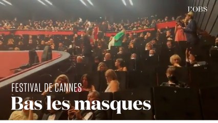 A Cannes, le public du festival s'affranchit du port du masque