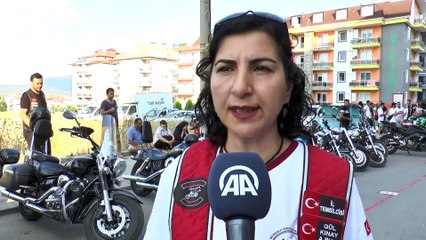 DENİZLİ - Motosiklet tutkunları, aşının önemine dikkati çekmek için birlikte aşı oldu