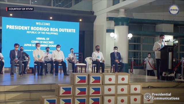 Arrival of over 1 million AstraZeneca COVID-19 vaccine doses from Japan