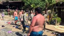 MUĞLA - Dalyan'da çamur banyoları ve İztuzu plajı turistlerin vazgeçilmezi oldu
