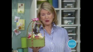 Diy Cookie Tin Basket For Easter- Martha Stewart