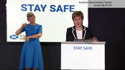 Scotland's Covid rates are 'levelling off' and will not follow the same level of restriction easing as England