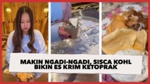 Makin Ngadi-Ngadi, Sisca Kohl Bikin Es Krim Ketoprak