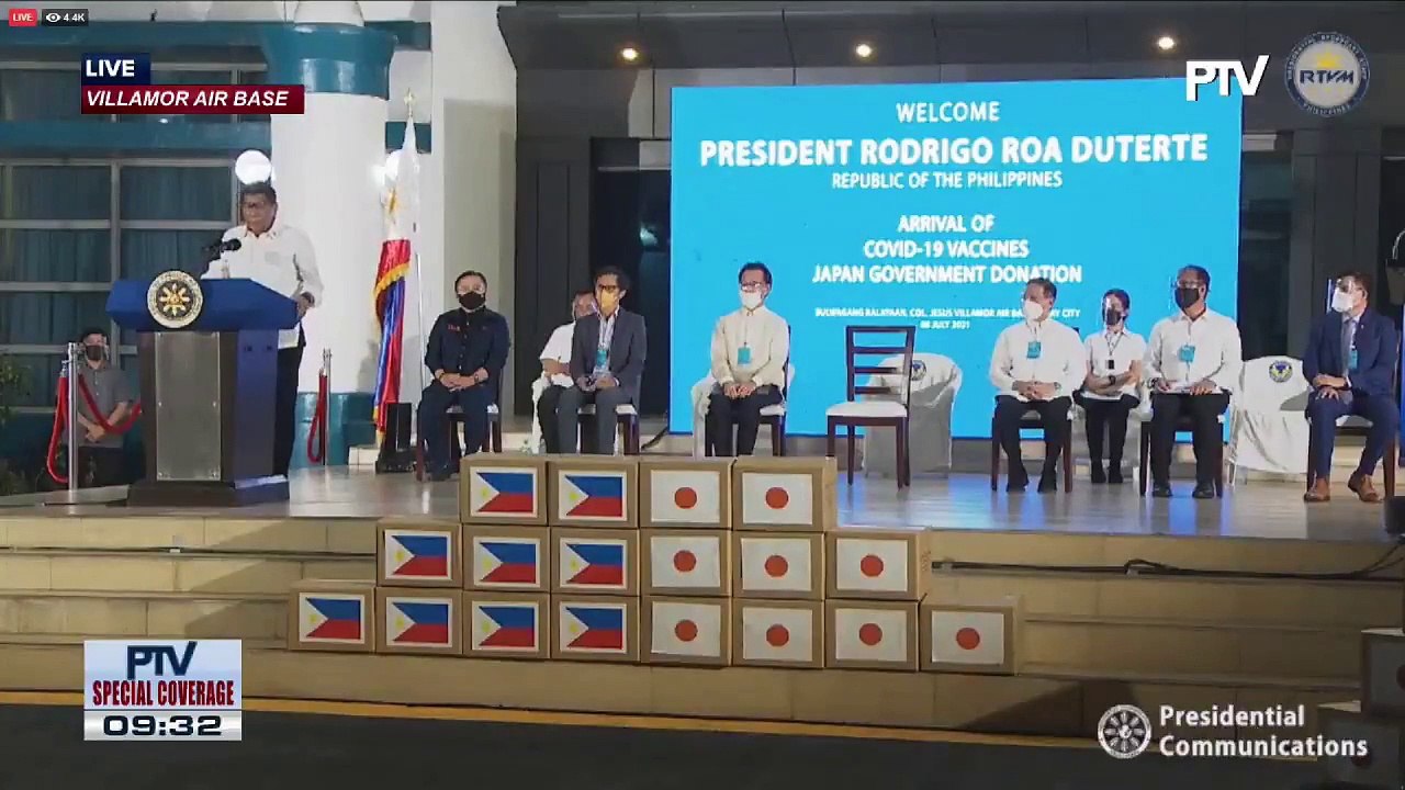 Pangulong Rodrigo Duterte, pinasalamatan ang Japan para sa donasyon na 1.1-M doses ng AstraZeneca vaccines