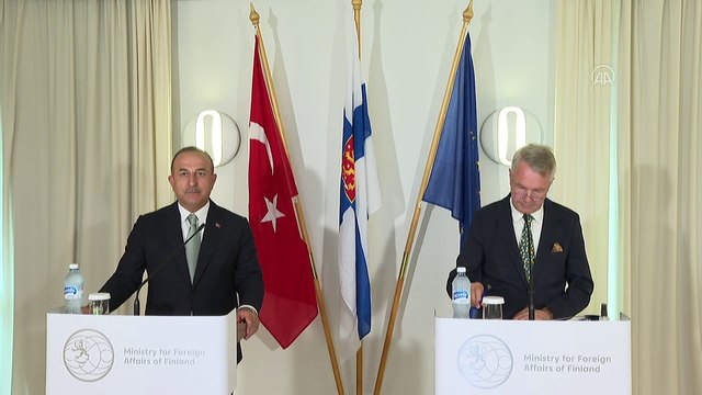 HELSİNKİ - Bakan Çavuşoğlu, Fin mevkidaşı ile basın mensuplarının sorularını yanıtladı (2)