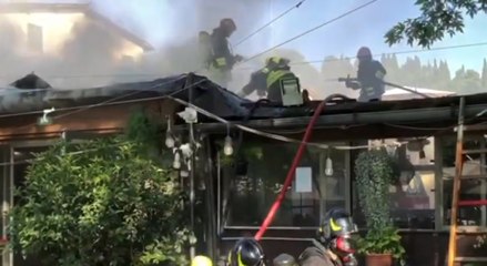 Firenze - Incendio in un ristorante del centro (08.07.21)
