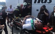 Anadolu Otoyolu'nda 4 kişinin yaralandığı trafik kazası ulaşımı aksattı