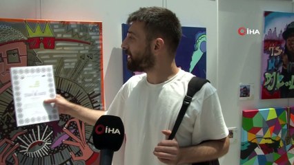 Öğrenciler eserlerini sergiledi