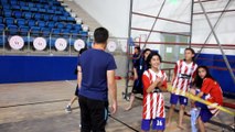 HAKKARİ - Öğrenciler spor lisesine girmek için kıyasıya yarıştı
